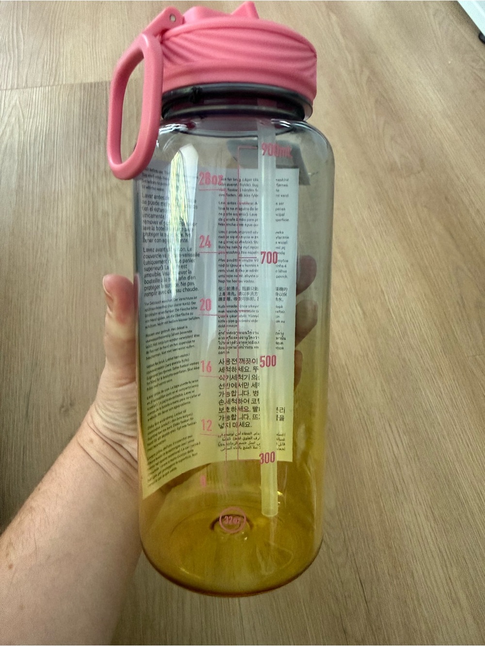 lululemon athletica Ombre Water Bottle with Pink Handle - Picture 2 of 5